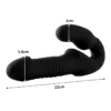 Deux extrémités insérable Vibration et va-et-vient Stimulation prostatique – Image 2