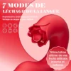 Amour de Rose – Vibromasseur Féminin avec 7 Fréquences de Vibration, Oscillation et Léchage de Langu – Image 4