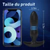 Plug anal vibromasseur prostate 3 plis 7 télescopiques 7 vibration – Image 5