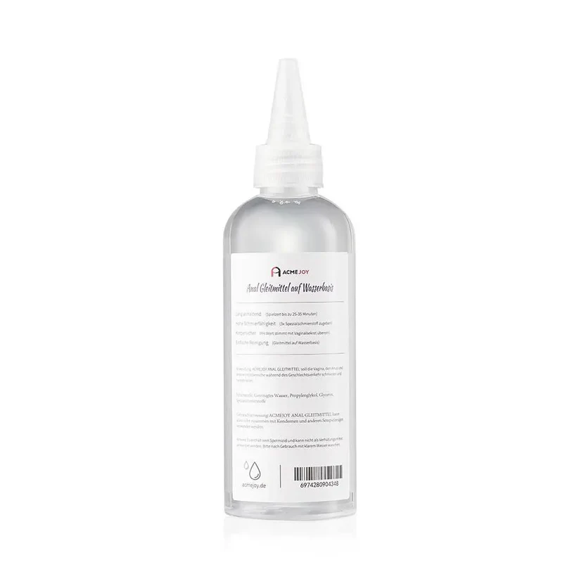 Lubrifiant Anal à base d'eau Acmejoy 200ML – Image 5