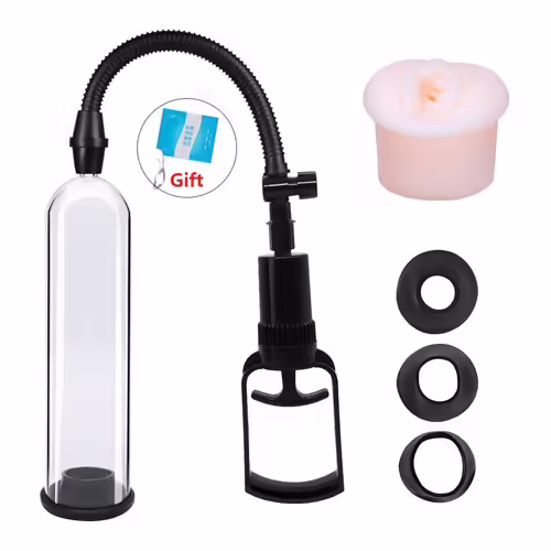 Pompe manuelle pour agrandissement du pénis,jouets sexuels pour hommes,outil de formation du pénis,pompe à vide,produits pour adultes,ouets sexuels pour hommes,grossir penis - Type Pump With vaginal
